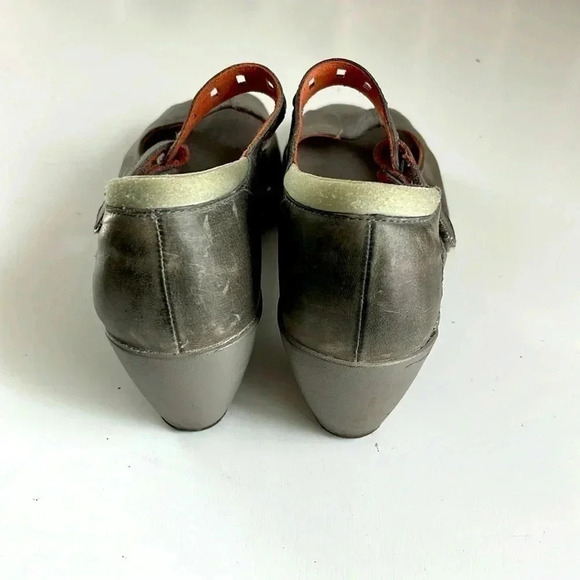 MERRELL Evera MJ Smoke Performance Mary Jane Women’s 8 Heels Grey Velcro Strap - Picture 5 of 8